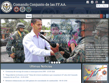 Tablet Screenshot of ccffaa.mil.ec